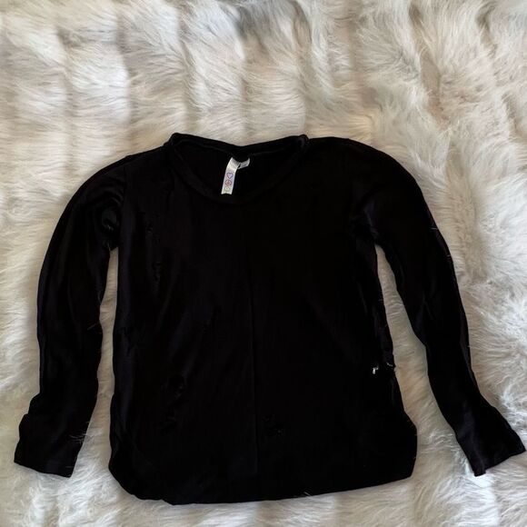 Malibu Sugar Destroyed Long Sleeve Shirt (S) - Picture 1 of 7